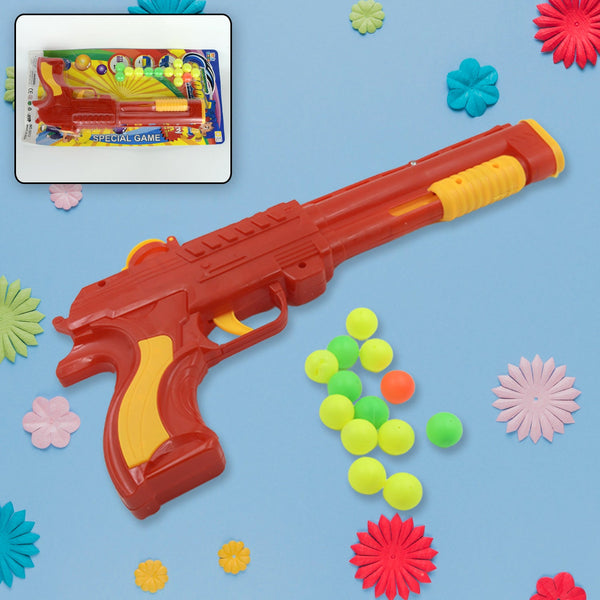 Plastic Balls Shooting Gun Toys For Boys Kids High Quality Gun With 13 Balls