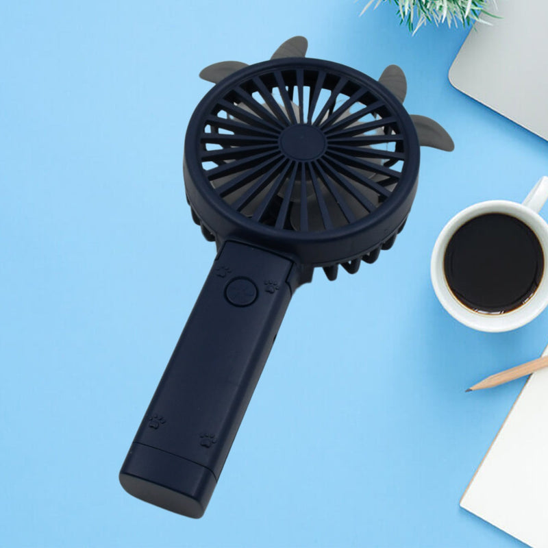 17731 Portable Small Electric Fan Handheld, USB Rechargeable Mini Student Handheld Class Personal Fan (1 Pc / Mix Color Design)