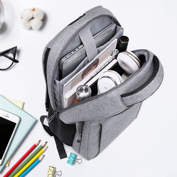 Laptop Bag With Adjustable Shoulder Strap & Storage Pockets, Lightweight, Water-Resistant, Travel-Friendly Bag Office Bag / School Bag / College Bag / Business Bag