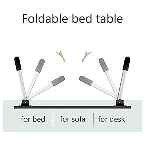 7858 FOLDABLE BED STUDY TABLE PORTABLE MULTIFUNCTION LAPTOP TABLE LAPDESK FOR CHILDREN BED FOLDABLE TABLE WORK OFFICE HOME WITH TABLET SLOT & CUP HOLDER 