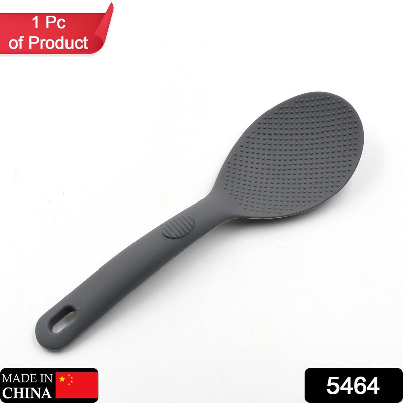 5464 Silicone Handle Spatula Spoon, Non Stick Rubber Rice Spoon Utensil Kitchen Cooking Tools (24 cm)